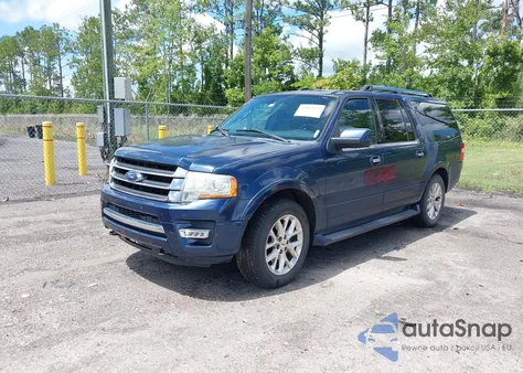 2016 Ford Expedition El Limited z USA, uszkodzony, nr VIN 1FMJK2AT5GEF53061